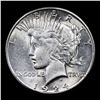 Image 2 : ***Auction Highlight*** 1924-s Peace Dollar $1 Graded Select+ Unc By USCG (fc)