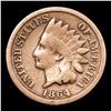Image 2 : 1864 cn Indian Cent 1c Grades f+