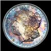 Image 2 : 1882-s Rainbow Toned Morgan Dollar $1 Grades Choice+ Unc