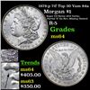 Image 1 : 1878-p 7tf Top 30 Vam 84a Morgan Dollar $1 Grades Choice Unc
