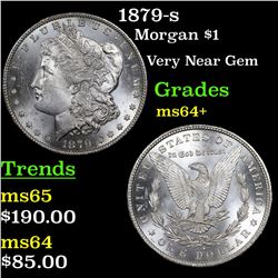 1879-s Morgan Dollar $1 Grades Choice+ Unc