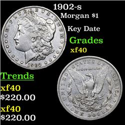 1902-s Morgan Dollar $1 Grades xf