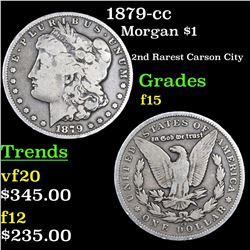1879-cc Morgan Dollar $1 Grades f+