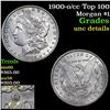 Image 1 : 1900-o/cc Top 100 Morgan Dollar $1 Grades Unc Details