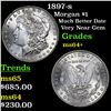 Image 1 : 1897-s Morgan Dollar $1 Grades Choice+ Unc