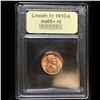 Image 4 : ***Auction Highlight*** 1910-s Lincoln Cent 1c Graded Gem+ Unc RD By USCG (fc)