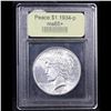 Image 4 : ***Auction Highlight*** 1934-p Peace Dollar $1 Graded GEM+ Unc By USCG (fc)