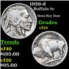 Image 1 : 1926-d Buffalo Nickel 5c Grades vf+