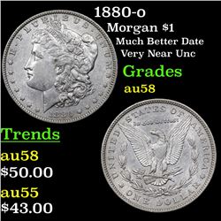 1880-o Morgan Dollar $1 Grades Choice AU/BU Slider