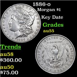 1886-o Morgan Dollar $1 Grades Choice AU