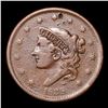 Image 2 : 1838 Coronet Head Large Cent 1c Grades vf+