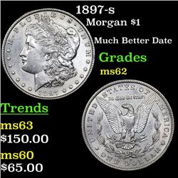1897-s Morgan Dollar $1 Grades Select Unc