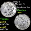 Image 1 : 1897-s Morgan Dollar $1 Grades Select Unc