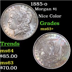 1885-o Morgan Dollar $1 Grades Select+ Unc