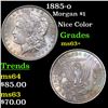 Image 1 : 1885-o Morgan Dollar $1 Grades Select+ Unc