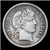 Image 2 : 1908-p Barber Dime 10c Grades vf+