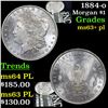 Image 1 : 1884-o Morgan Dollar $1 Grades Select Unc+ PL