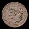 Image 2 : 1839 Booby Head Coronet Head Large Cent 1c Grades vf details