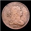 Image 2 : 1804 Draped Bust Half Cent 1/2c Grades vf+