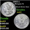 Image 1 : 1885-s Morgan Dollar $1 Grades Select Unc