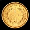 Image 3 : ***Auction Highlight*** 1851 Gold Dollar $1 Graded Select+ Unc By USCG (fc)