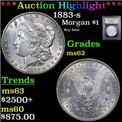 ***Auction Highlight*** 1883-s Morgan Dollar $1 Graded Select Unc By USCG (fc)