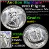 Image 1 : ***Auction Highlight*** 1920 Pilgrim Old Commem Half Dollar 50c Graded GEM++ Unc By USCG (fc)