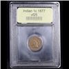 Image 4 : ***Auction Highlight*** 1877 Indian Cent 1c Graded vf+ By USCG (fc)