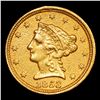 Image 2 : 1853-p Gold Liberty Quarter Eagle $2 1/2 Grades Unc Details