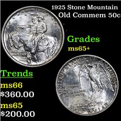 1925 Stone Mountain Old Commem Half Dollar 50c Grades GEM+ Unc