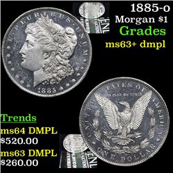 1885-o Morgan Dollar $1 Grades Select Unc+ DMPL