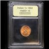 Image 4 : ***Auction Highlight*** 1892 Indian Cent 1c Graded Gem+ Unc RD By USCG (fc)