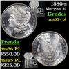 Image 1 : 1880-s Morgan Dollar $1 Grades GEM+ PL