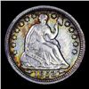 Image 2 : 1853-p Seated Liberty Half Dime 1/2 10c Grades vf++