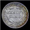 Image 3 : 1853-p Seated Liberty Half Dime 1/2 10c Grades vf++