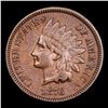 Image 2 : 1876 Indian Cent 1c Grades xf+