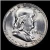Image 2 : 1954-s Franklin Half Dollar 50c Grades GEM+ Unc
