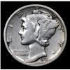 Image 2 : 1931-d Mercury Dime 10c Grades f+