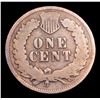 Image 3 : 1870 Indian Cent 1c Grades f+