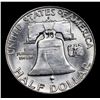 Image 3 : 1951-d Franklin Half Dollar 50c Grades Choice Unc+ FBL