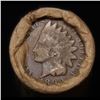 Image 2 : Mixed small cents 1c orig shotgun roll, 1917-d Wheat Cent, 1899 Indian Cent other end