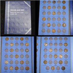 Partial Lincoln cent book 1909-1940 31 coins . .