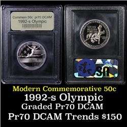 1992-S Olympic Modern Commem Half Dollar 50c Grades GEM++ Proof Deep Cameo