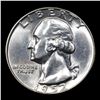 Image 2 : 1952-p Washington Quarter 25c Grades GEM+ Unc