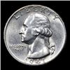 Image 2 : 1941-s Washington Quarter 25c Grades Choice+ Unc