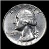 Image 2 : 1963-p Washington Quarter 25c Grades Choice+ Unc