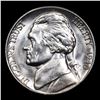 Image 2 : 1940-p Jefferson Nickel 5c Grades Choice Unc+ 5fs