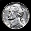 Image 2 : 1942-p Silver Jefferson Nickel 5c Grades GEM+ Unc