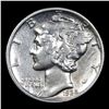 Image 2 : 1938-p Mercury Dime 10c Grades Choice AU/BU Slider