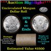 Image 1 : ***Auction Highlight*** 1879 & CC Uncirculated Morgan Dollar Shotgun Roll . . (fc)
